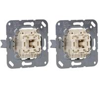JUNG 531U Mecanismo Pulsador 10 AX / 250 V~, Unipolar Na (Paquete de 2)