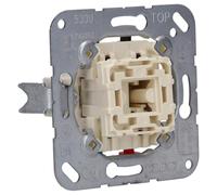 JUNG 533U Mecanismo Pulsador 10 Ax / 250 V~, Conmutador Unipolar con Conexión A Neutro