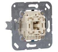 JUNG 534U Mecanismo Pulsador 10 AX / 250 V~, Unipolar Na con Contacto de Indicación