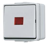 Jung 606KOW Interruptor, Color Blanco