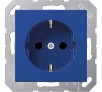 Jung A 1520 BF BL - Enchufe tipo Schuko (16 A, 250 V, irrompible, serie A, 250 V), color azul