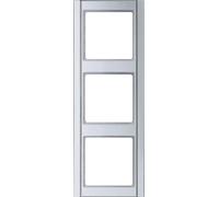 Jung a 500 - Marco embellecedor triple 81x223mm a500 aluminio