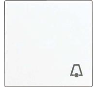 Jung a 500 - Tecla simple simbolo campana interruptor pulsador a500 blanco al