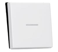 Jung a 500 - tecla simple visor interruptor pulsador a500 blanco alpin