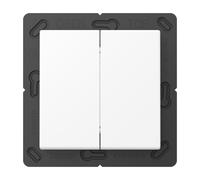 Jung A500 Transmisor de pared de 4 canales Blanco nieve mate - FOHA595WWM