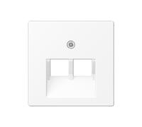 Jung a569-2bfpluawwm placa de pared y cubierta de interruptor blanco