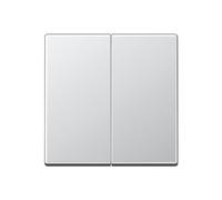 JUNG A595AL Tecla Doble, Duroplástico Lacado, Aluminio