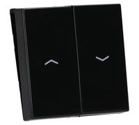 Jung A595PSW - Tecla doble simbolo persiana a500 negro