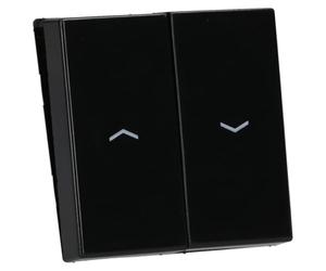 Jung A595PSW - Tecla doble simbolo persiana a500 negro