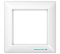 Jung ABAS581WW - Marco embellecedor para montaje vertical horizontal simple blanco