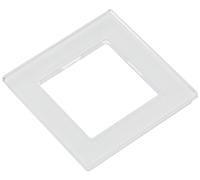 JUNG AC581GLWW Marco de Cristal, Blanco Alpino, Simple, 84 X 84mm