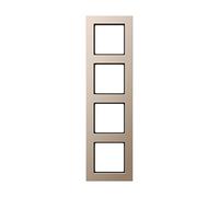 Jung AC584CH - Marco embellecedor montaje vertical horizontal 4 elemento cava
