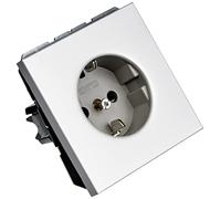 JUNG AL 1520 KI Tipo F Aluminio caja de tomacorriente - Caja registradora