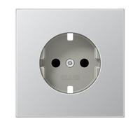 Jung - al1520kipl tapa base schuko aluminio Ref. 6590010099