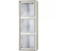 JUNG AL2583A-L Caja de Superficie, Triple, 223 x 81 x 47mm, Aluminio (Lacado), Acabados Metálicos