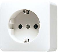 Jung ap600 - Base enchufe con toma tierra superficie ap600 blanca