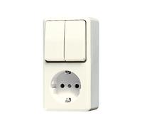 Jung Ap600 Interruptor Toma Combinado Superficie - 675A