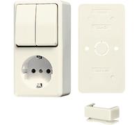 Jung AP600 White Series Combo RA con placa base - B675A