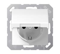 JUNG AS 1520 BFKIKL WW Tipo F Blanco caja de tomacorriente - Caja registradora