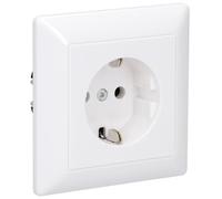 JUNG AS 1520 WW Tipo F Blanco caja de tomacorriente - Caja registradora