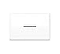 Jung as500 - tecla con visor para mecanismo simple placa central blanc
