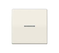 Jung as500 - Tecla con visor para mecanismo simple placa central blanco marfil