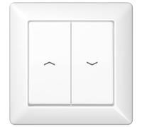 Jung as500 - Tecla para Interruptor pulsador persiana Placa compacta Blanco