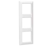 JUNG AS583WW Macro, Duroplástico, Resistente al Rayado, Brillante Blanco Alpino, Triple, 222.5 X 80.5mm