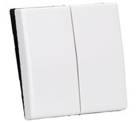 Jung Interruptor AS591-5 Tecla doble Duroplástico resistente al rayado Brillante Blanco alpino