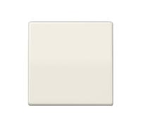 JUNG AS591 Tecla Simple, Duroplástico (Resistente Al Rayado) Brillante, Blanco Marfil