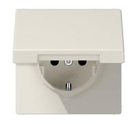 Jung - Base enchufe cazoleta prto.niños marfil