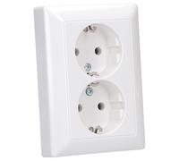 Jung AS5020UWW Enchufe, Color Blanco