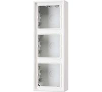 Jung - Caja superficie triple 223x81x47mm blanco marfil