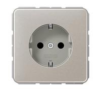 JUNG CD 1520 PT Tipo F Platino caja de tomacorriente - Caja registradora