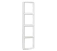 Jung CD584WW CD584WW-Marco embellecedor para 4 interruptores, Color Blanco
