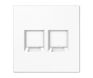 JUNG Cubierta de 2 vías para MJ WE AMP, Radiall LS 1969-2 WE WW 4011377177970