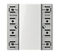 Jung Enet Transmisor Inalámbrico De Pared De 2 Canales Serie LS - FMLS5002M
