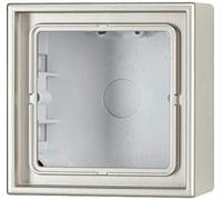 JUNG ES2581A-L Caja de Superficie, Doble, 152 x 81 x 47mm, Acero (Lacado), Acabados Metálicos