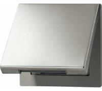 JUNG ES2990KL Tapa Abatible con Muelle de Retroceso, Acabados Metálicos, Acero