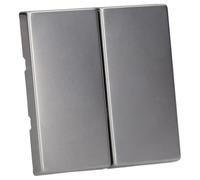 Tecla doble serie LS990 JUNG ES2995 Acero