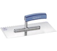 Jung henkelmann he207006 plastering paleta, curved handle, notched 6 x