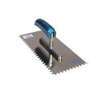 Jung henkelmann he207015 plastering paleta, curved handle, notch size