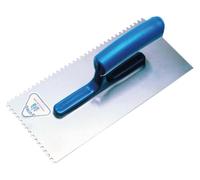 Jung Henkelmann HE810006 Plastering Paleta, Plastic Handle, Notch Size 6 X 6 Mm, 280 G, Pro