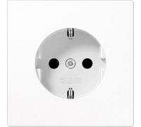JUNG LS 1520 KI - Toma de corriente (CEE 7/3, Marfil, 250 V, 16 A, 70 mm, 70 mm)