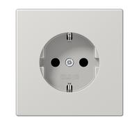 Jung ls 1520 lg caja de tomacorriente tipo f gris