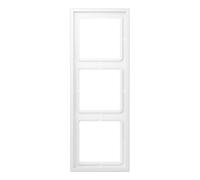 Jung LS Zero Marco Triple Tapa Blanco Mate - LSZ983BFWWM