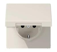 JUNG LS1520BFKIKL Enchufe Schuko, 16 A / 250 V, Blanco Marfil