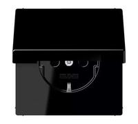 JUNG LS1520BFKIKLSW Enchufe Schuko, 16 A / 250 V, Negro