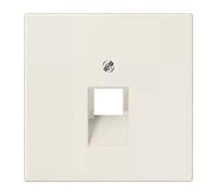 JUNG LS969-1UA Placa Central, Termoplástico (A Prueba de Golpes) Extrabrillante, Blanco Marfil