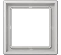 JUNG LS981LG Macro, Duroplástico, Resistente al Rayado, Brillante Gris Claro, Simple, 81 X 81mm